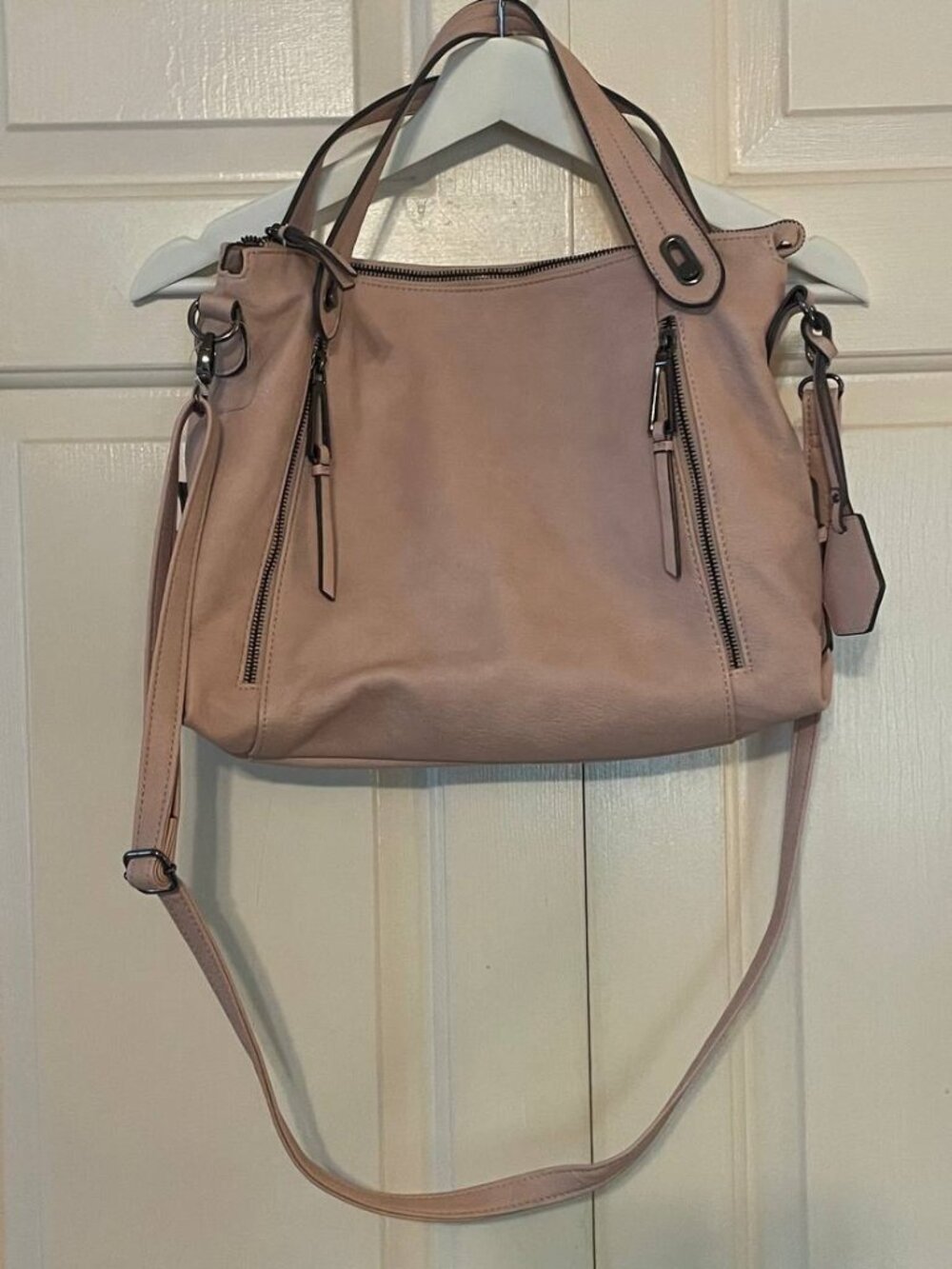 New Jessica Simpson Roxanne satchel in pink salt